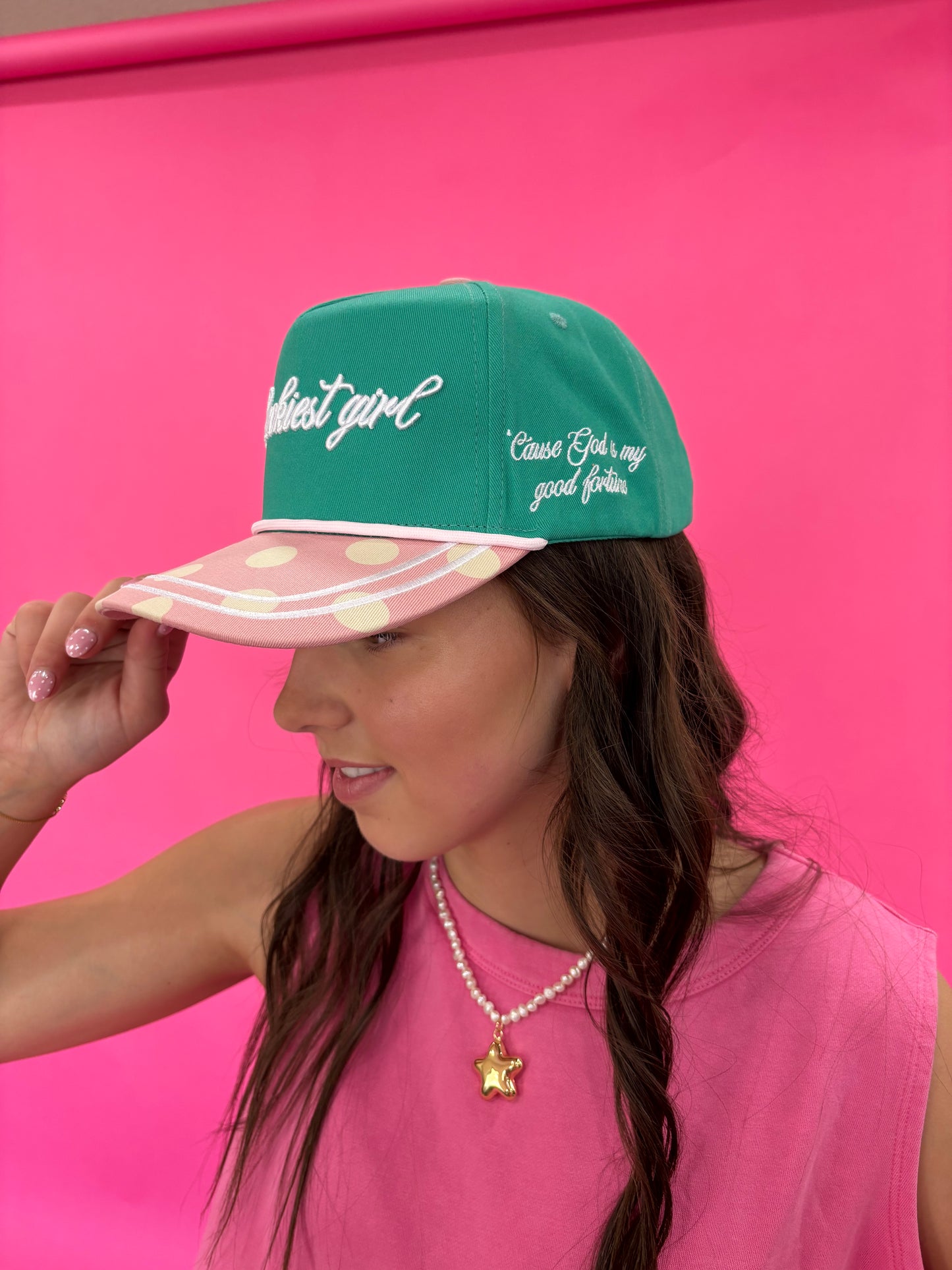 The Luckiest Girl Cap