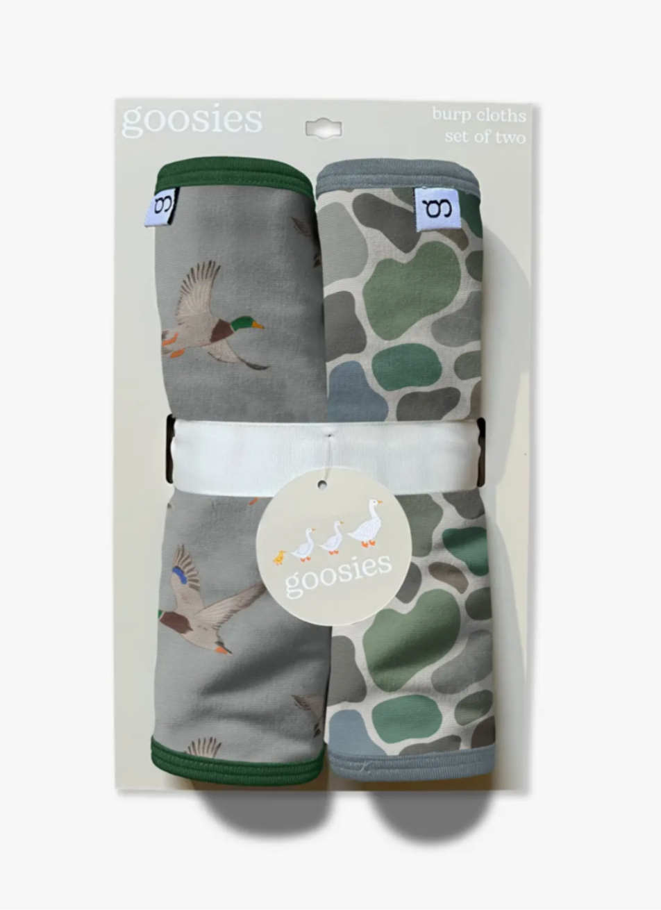 Mallards & Camo Burp Cloth Sets