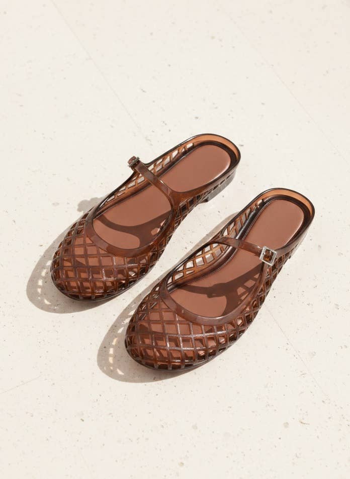 Teddy bear brown Jelly Shoes