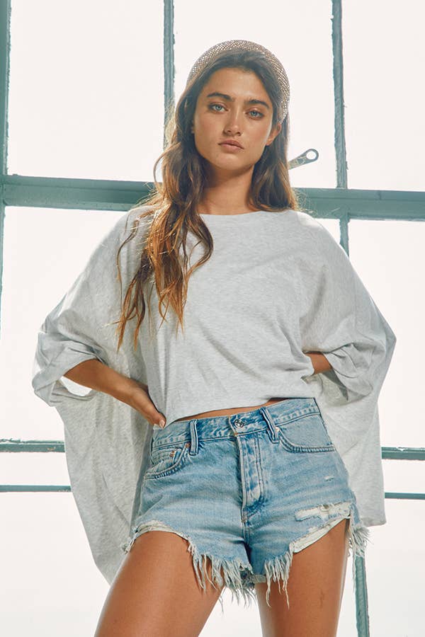 Silver Fox Oversized Top