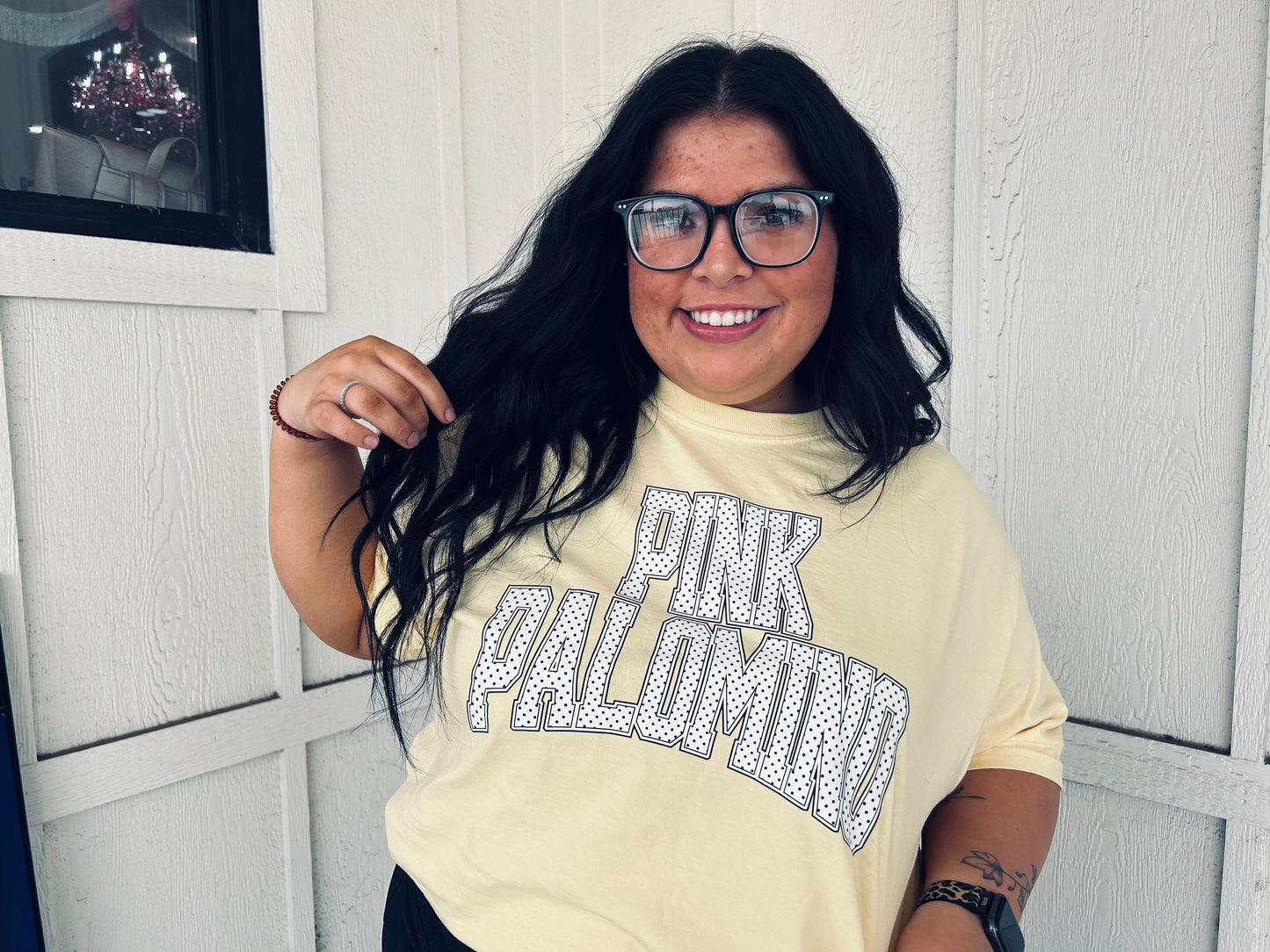Pink Palomino Polka Dot Tee