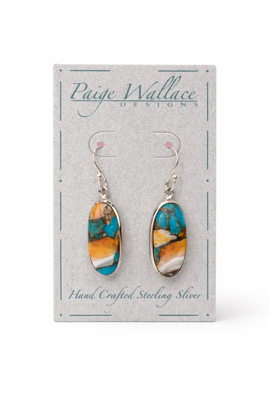 Spiney Turquoise Earrings