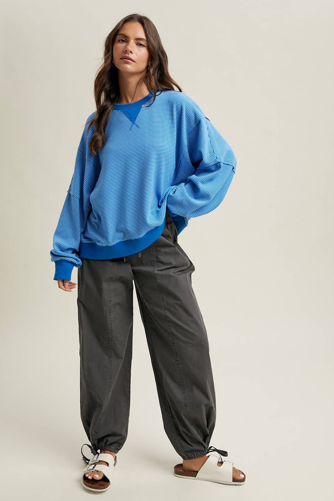 Azul Striped Sweatshirt