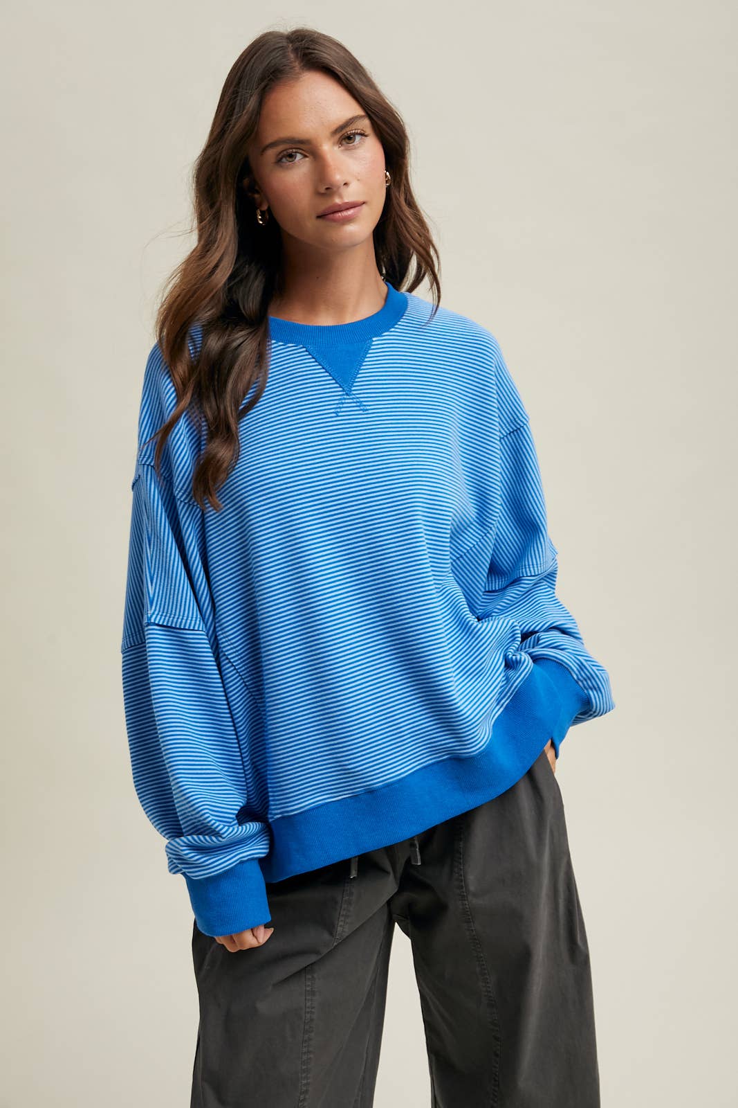 Azul Striped Sweatshirt