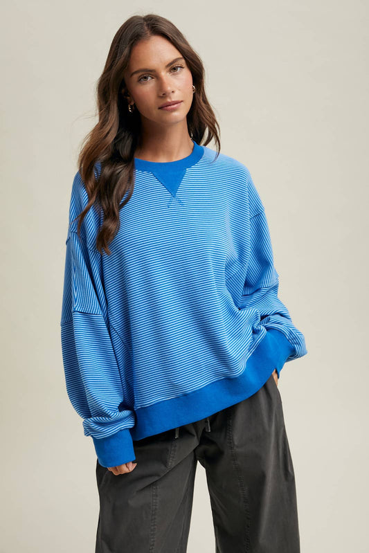 Azul Striped Sweatshirt