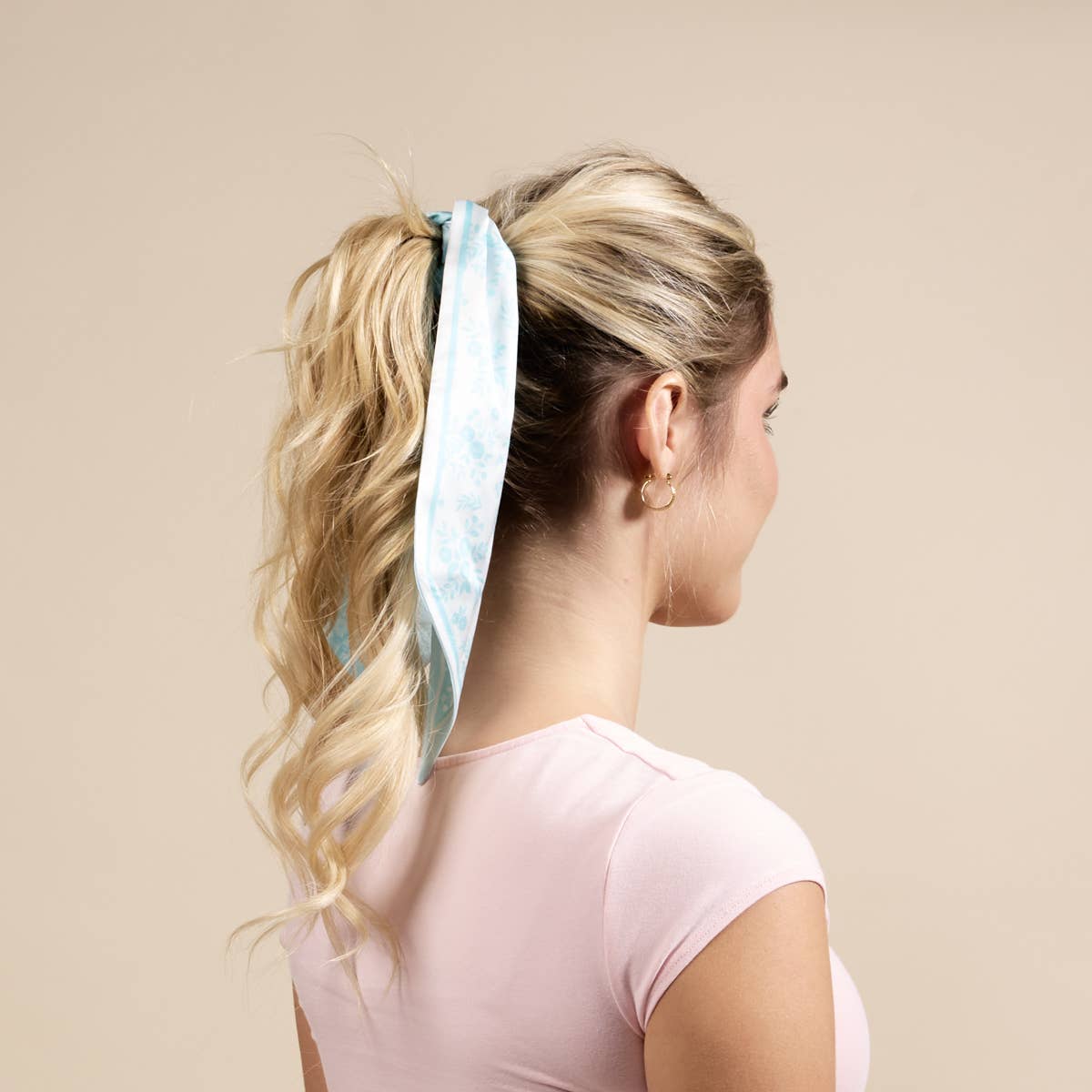 Twirl & Tie Scarf Accessory–Something Blue
