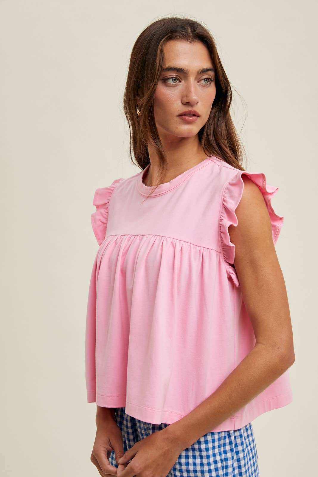 Riley Ruffle Sleeve Top