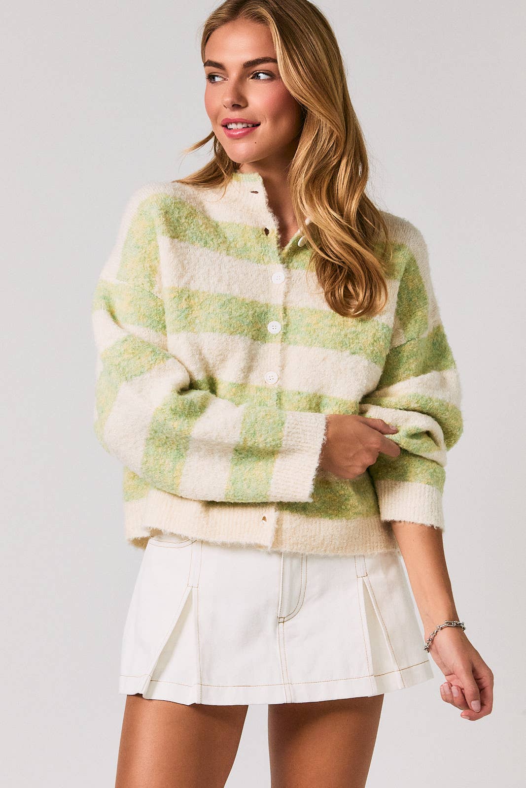 Parker Striped Cardigan