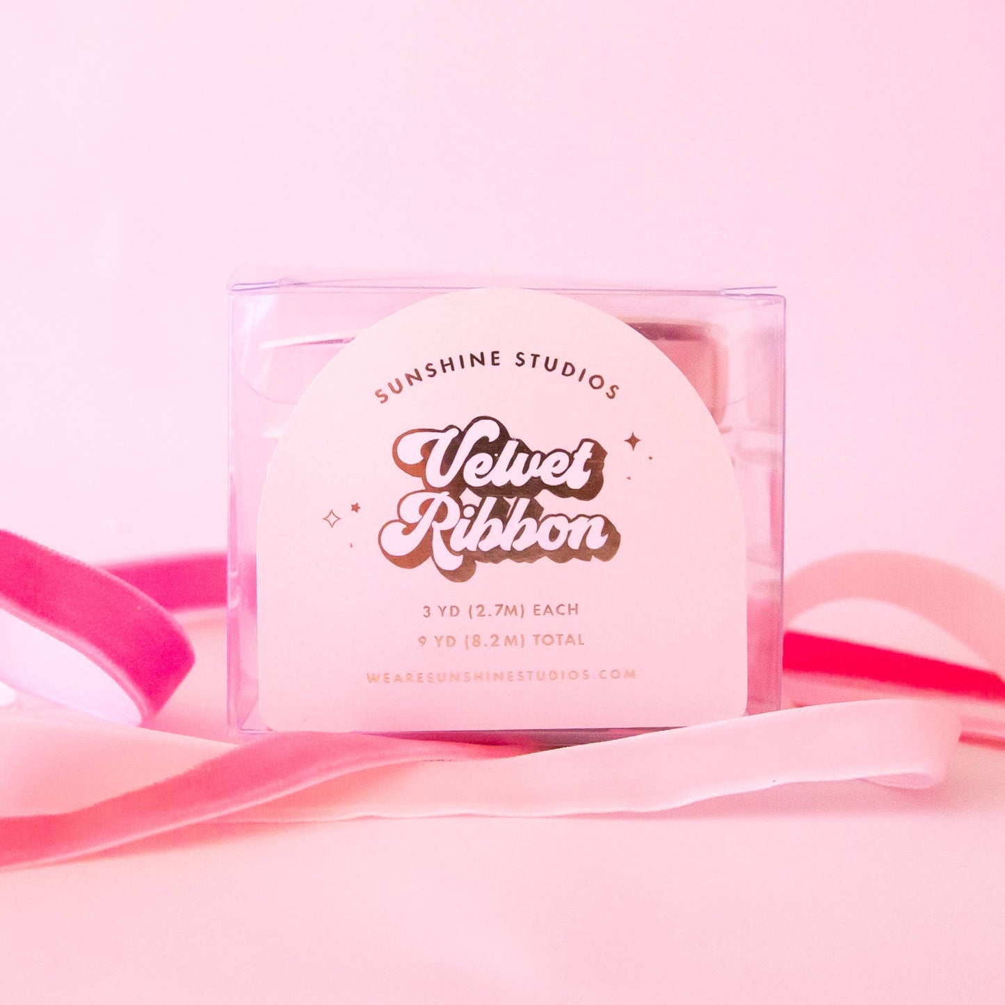 Holiday Velvet Ribbon Pack | Pink