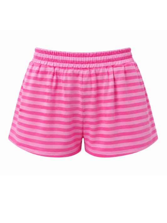 Berry Sweet Striped Shorts