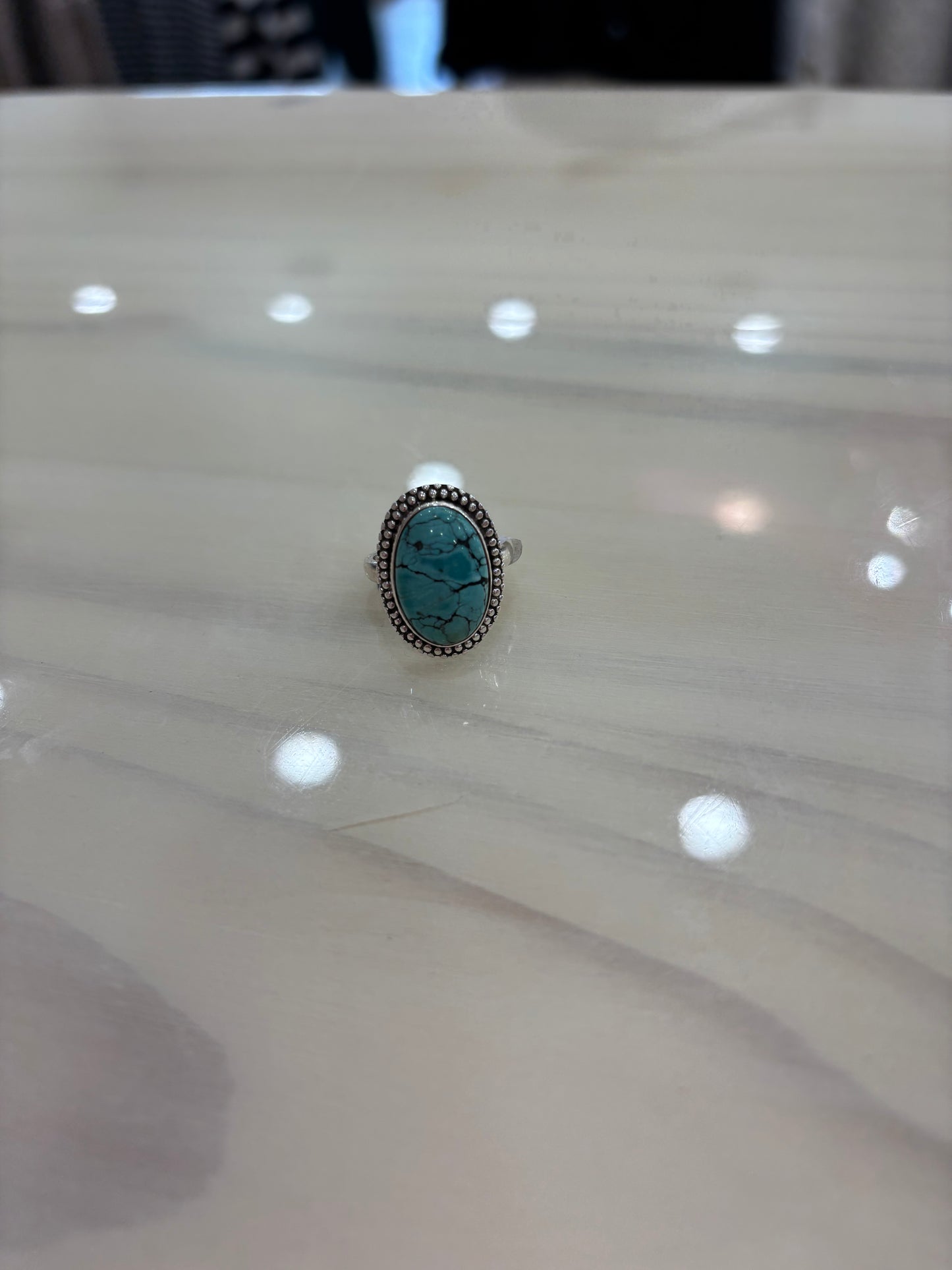 Turquoise Oval Ring