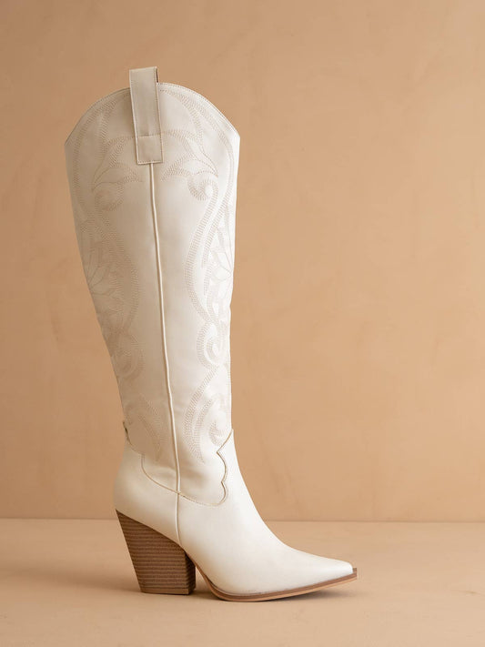 The Astrid Knee High Cowboy Boot