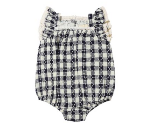 Vignette Checkered Onesie