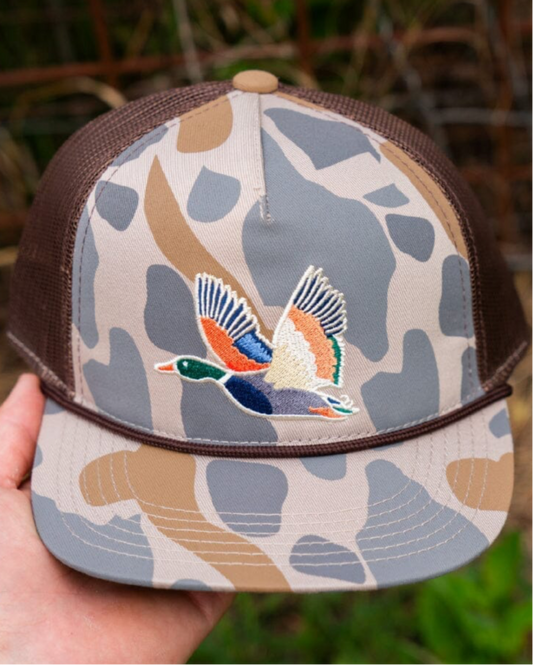 Youth Cap - Retro Camo Duck