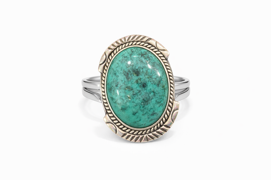 Turquoise Oval Ring SZ: 8