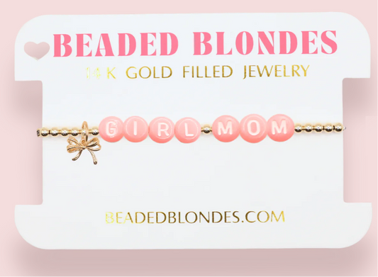 Girl Mom Charm Bracelet