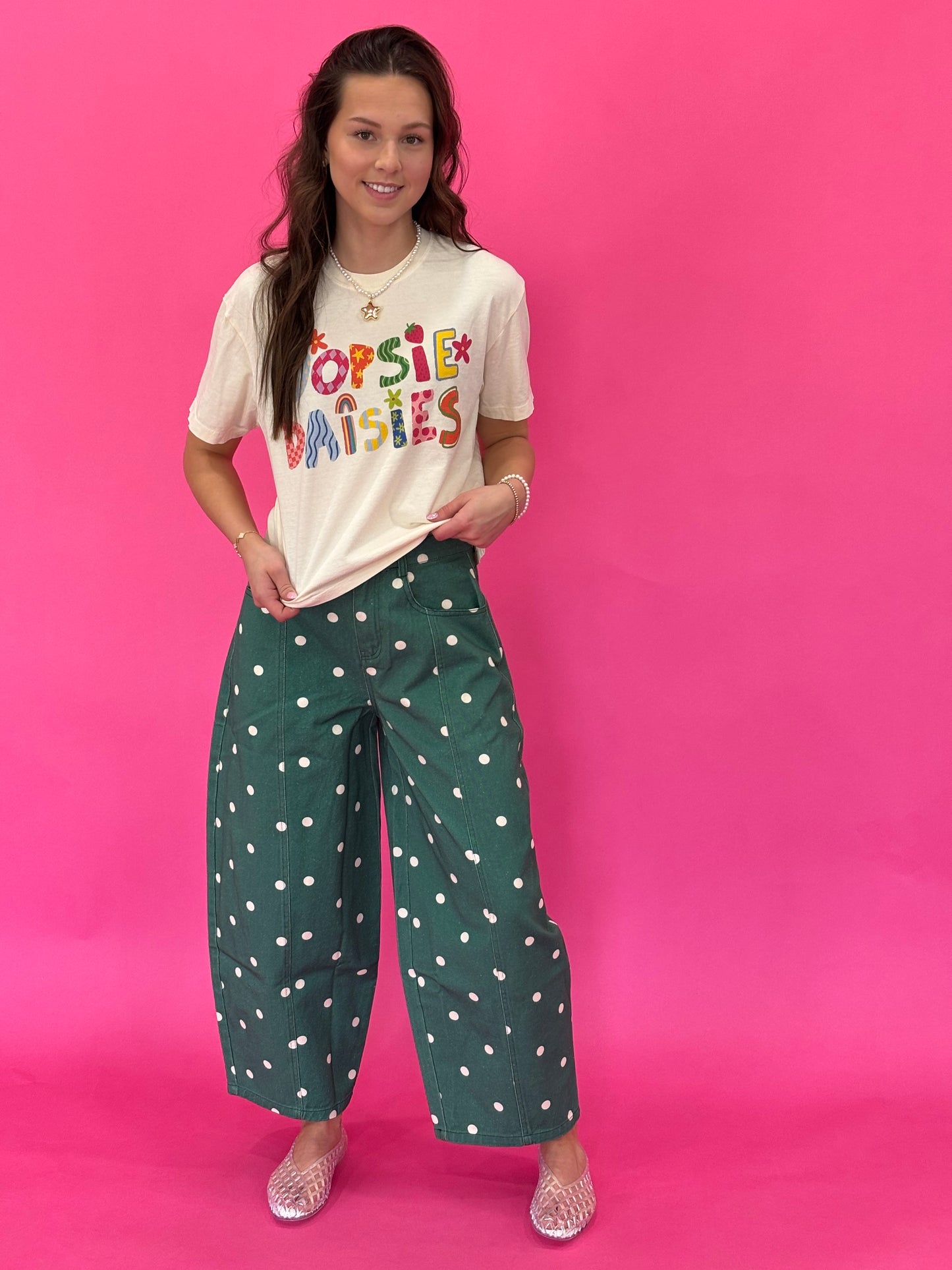 Oopsie Daisies Crop Tee
