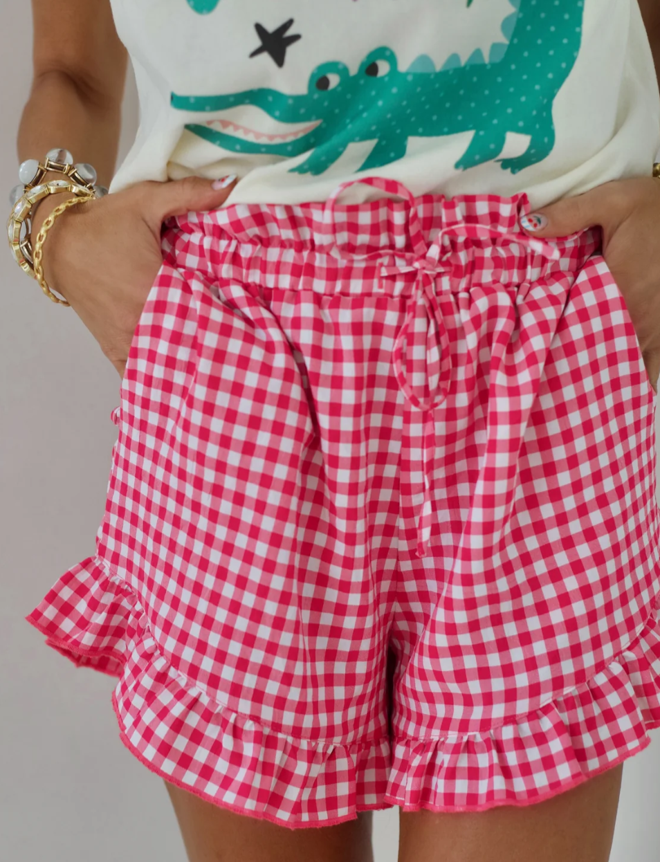 Bubblegum Babe Ruffle Shorts