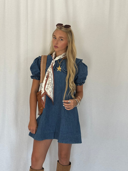 Babydoll Denim Dress