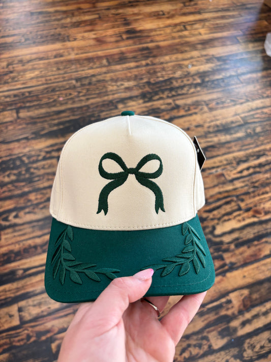 Mistletoe Green Cap