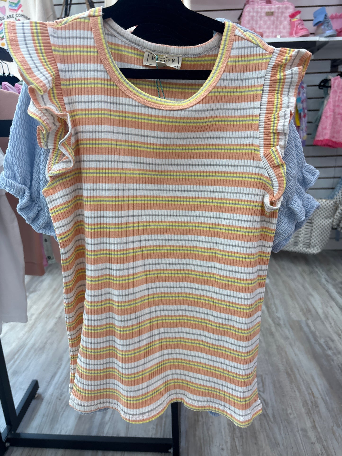 Orange Swirl Girl Shirt