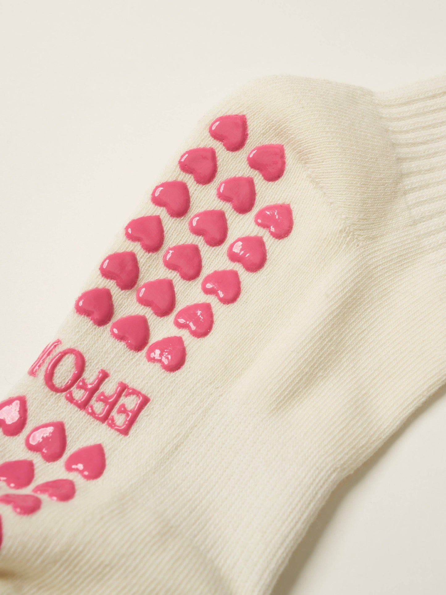 🎀 Bow Ruffle Grip Sock [Hot Pink], Pilates Socks