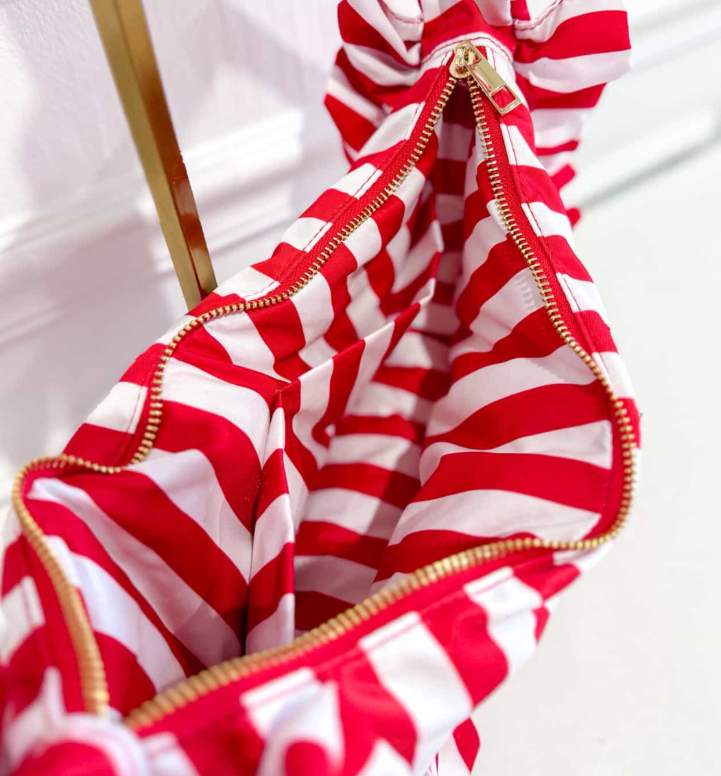 Hollis Ruffled Nylon Bum Bag