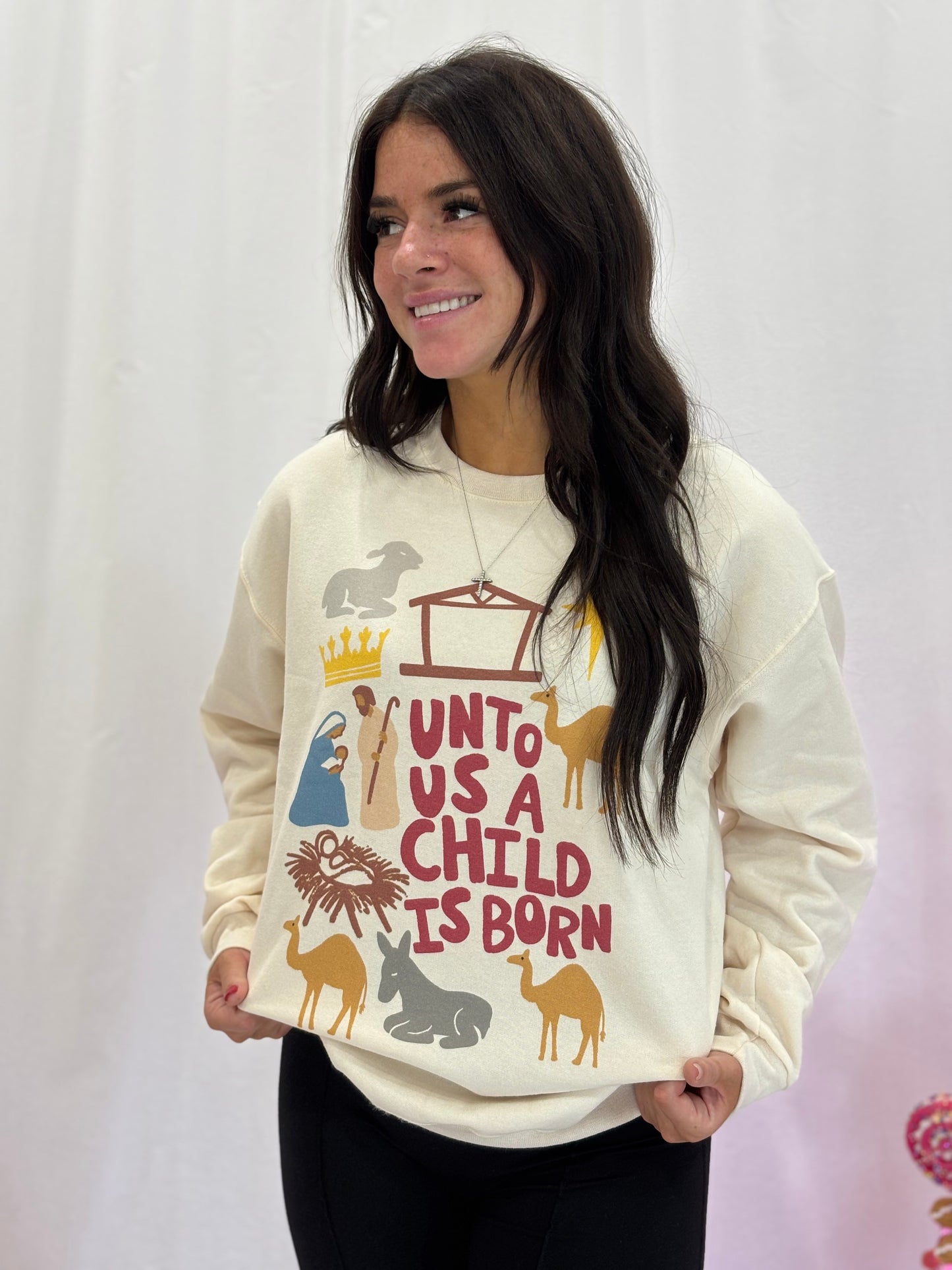 Unto Us a Child is Born Sweatshirt