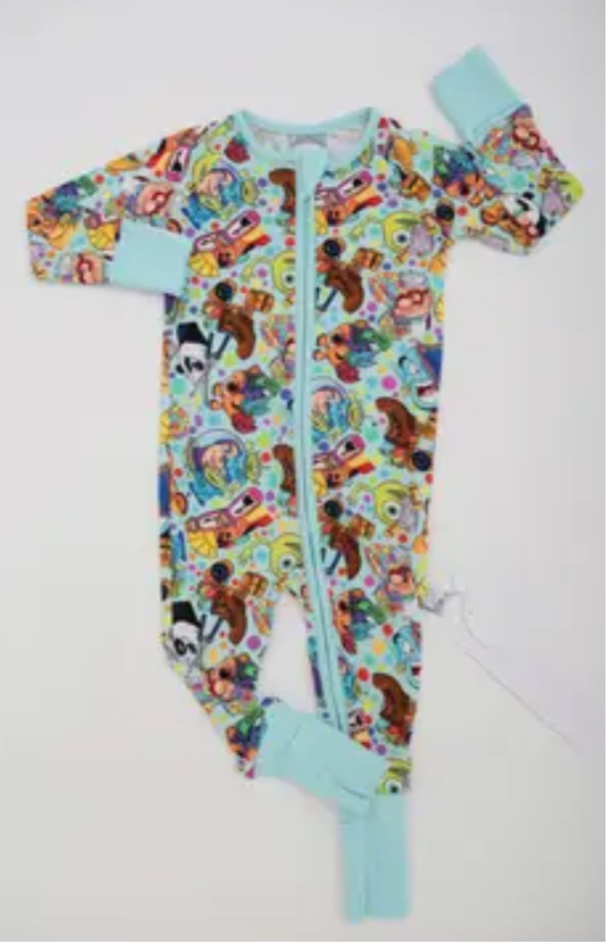 Disney Blue bamboo onesie