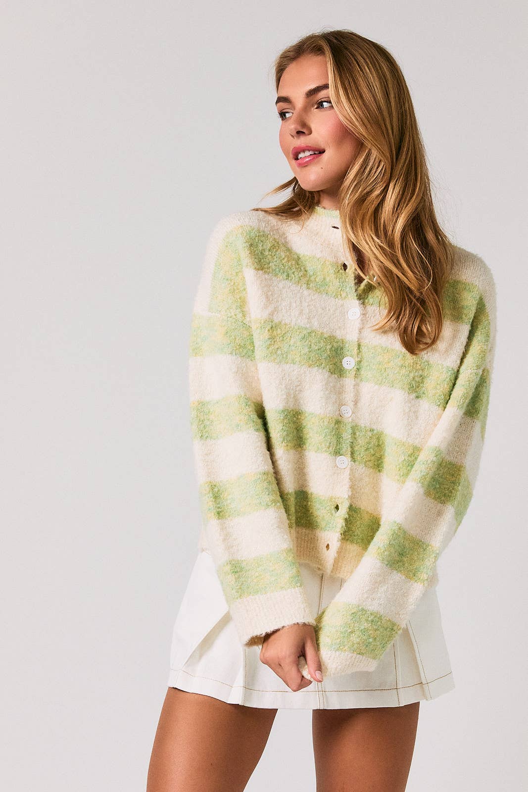 Parker Striped Cardigan