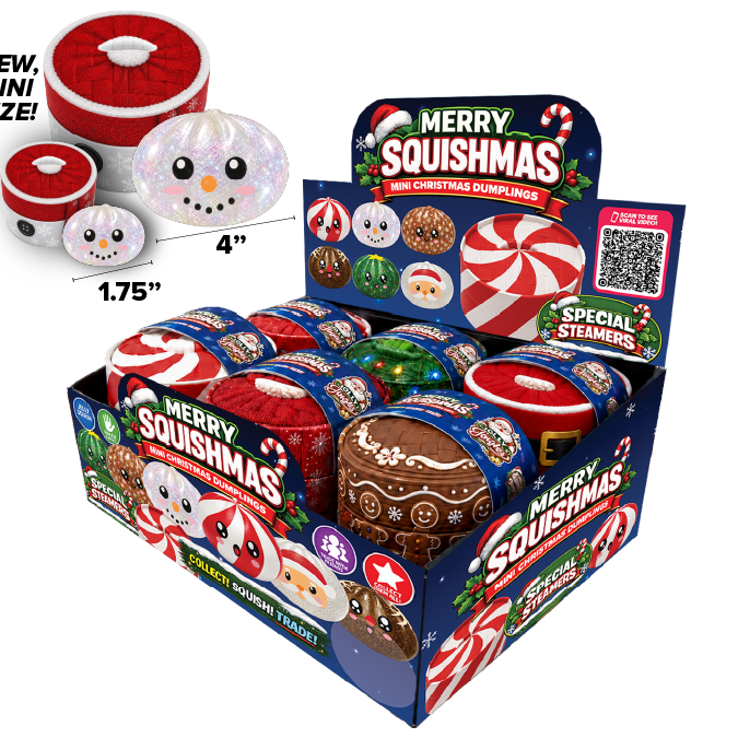 Fun Doh Petite (Mini) Squishy Christmas Dumplings Toy