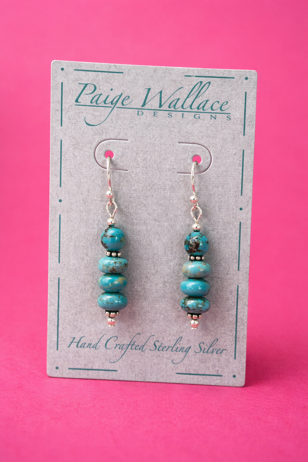 Daryle Drop Turquoise Earrings