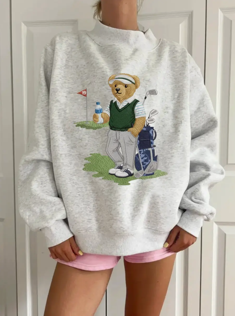Teddy Bear Golf Mockneck