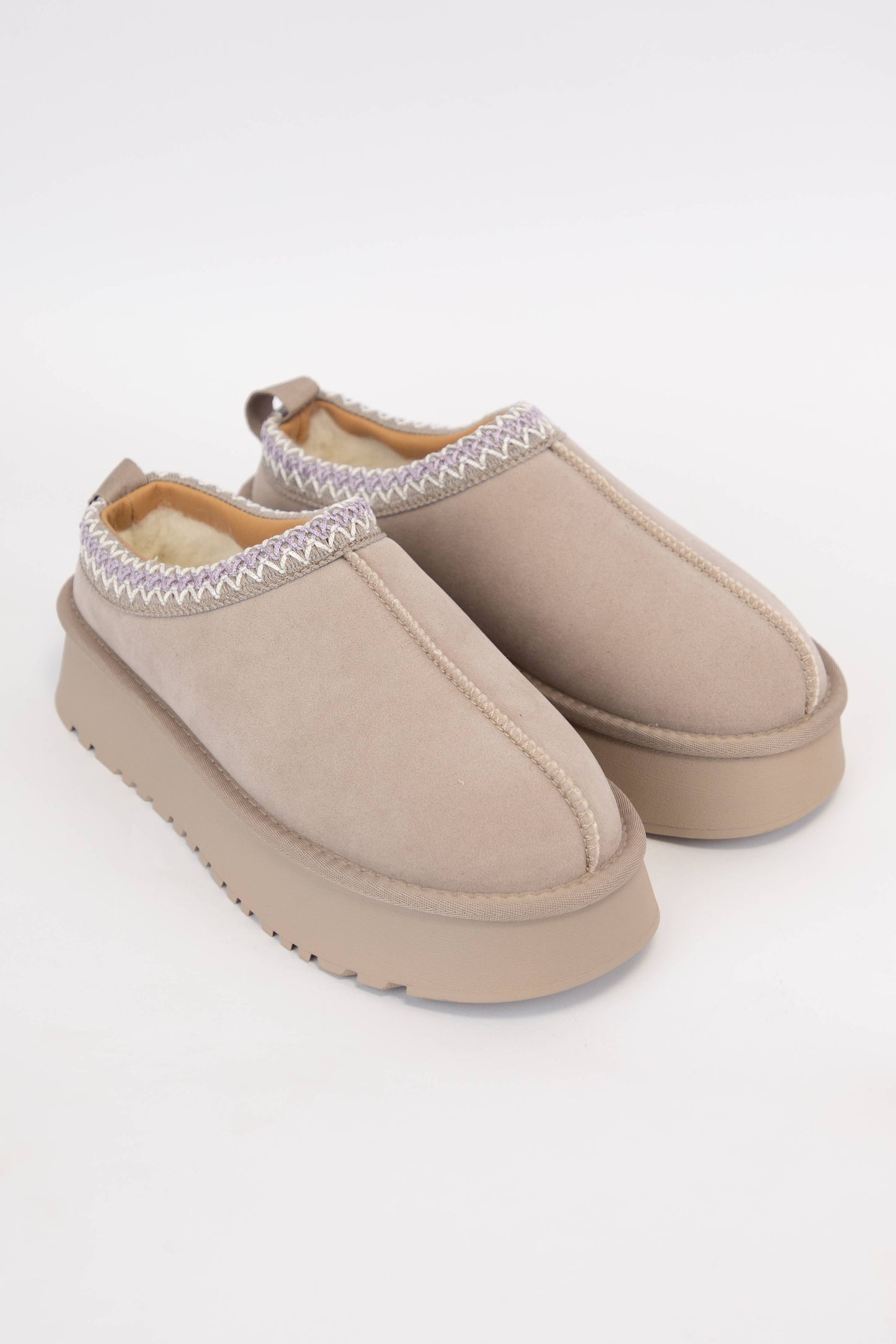 ARTISAN SHORT ANKLE FUR-LINED COZY SLIPPER