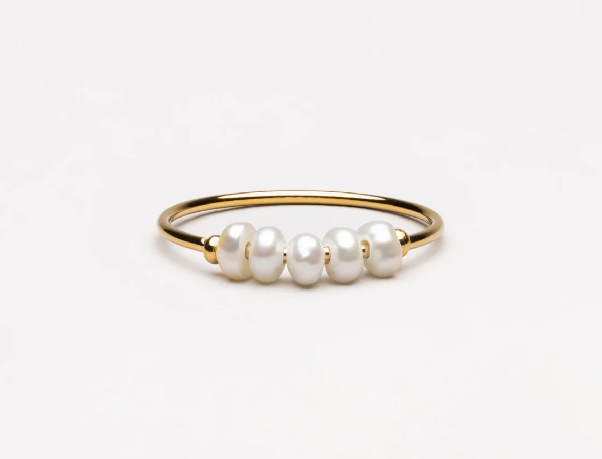 Atolea mini pearl ring