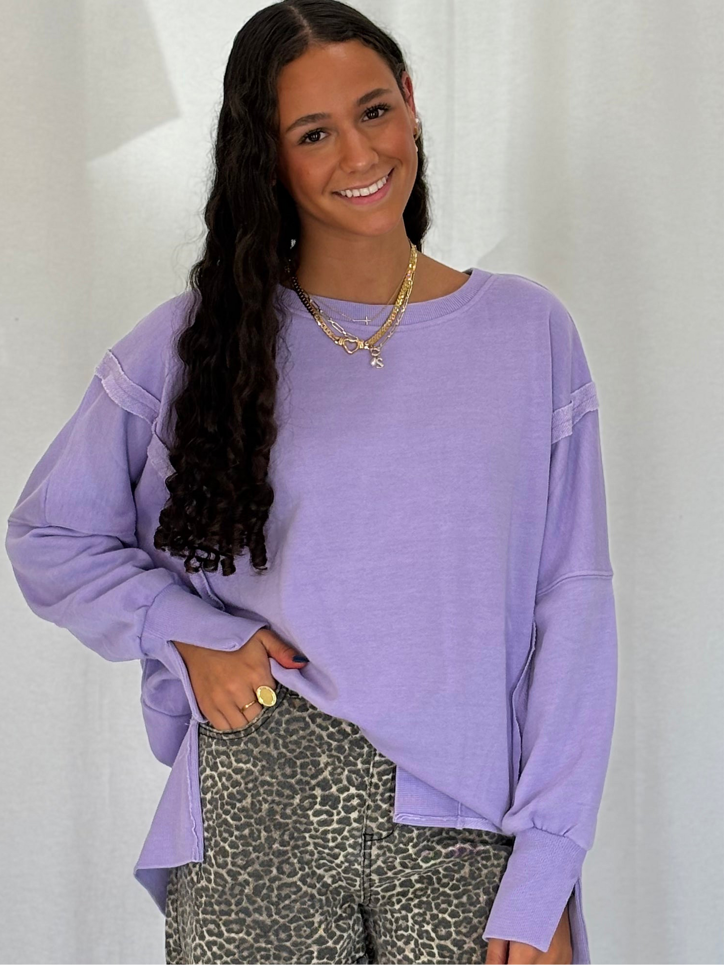 Lavender Daydream Pullover