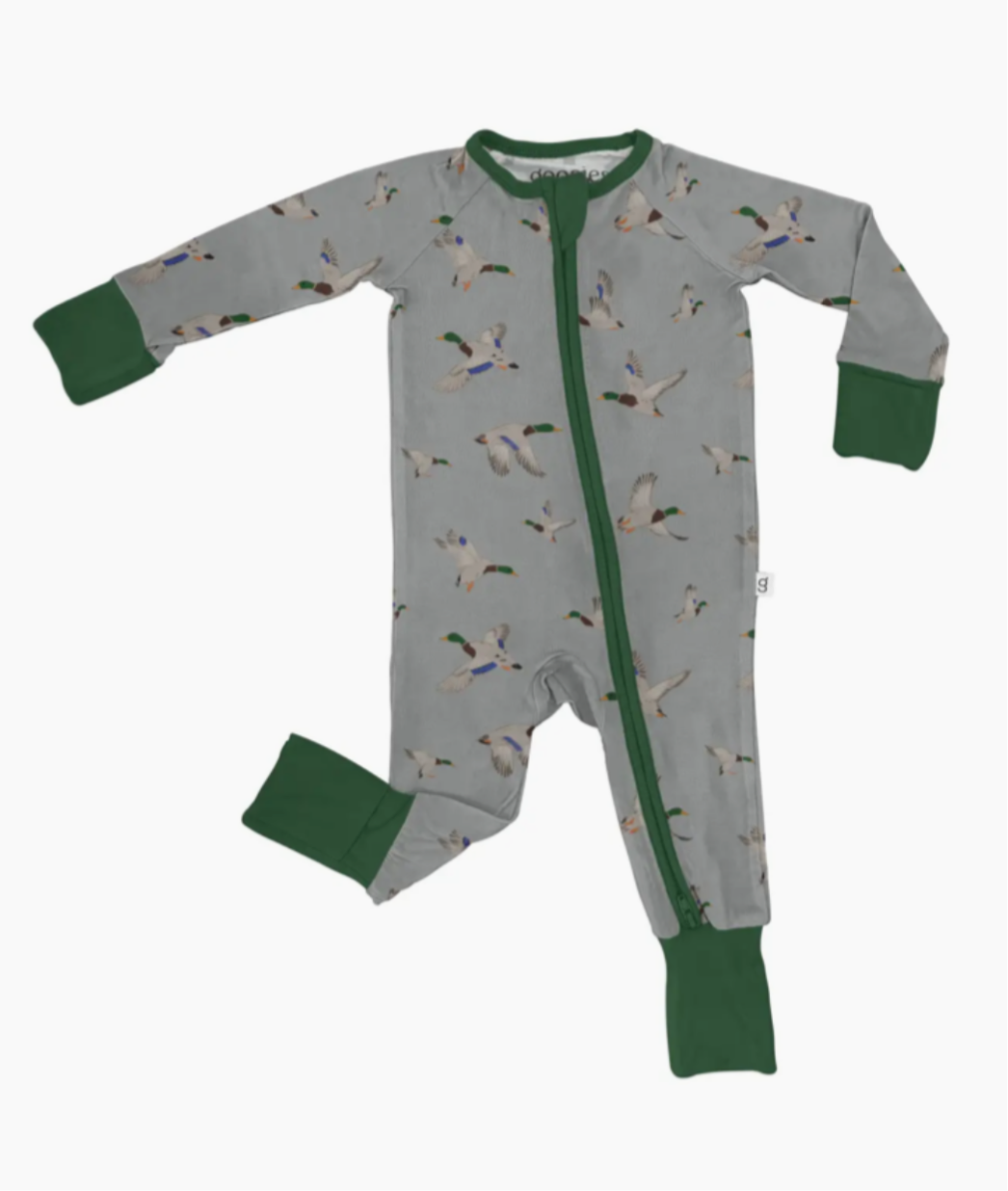 Mallards Long Sleeve Zip Pj