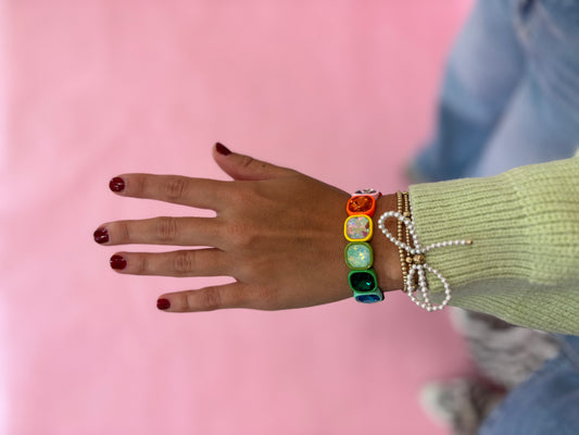 Rainbow Gemstone Bracelet
