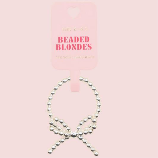 Silver Bow Ring