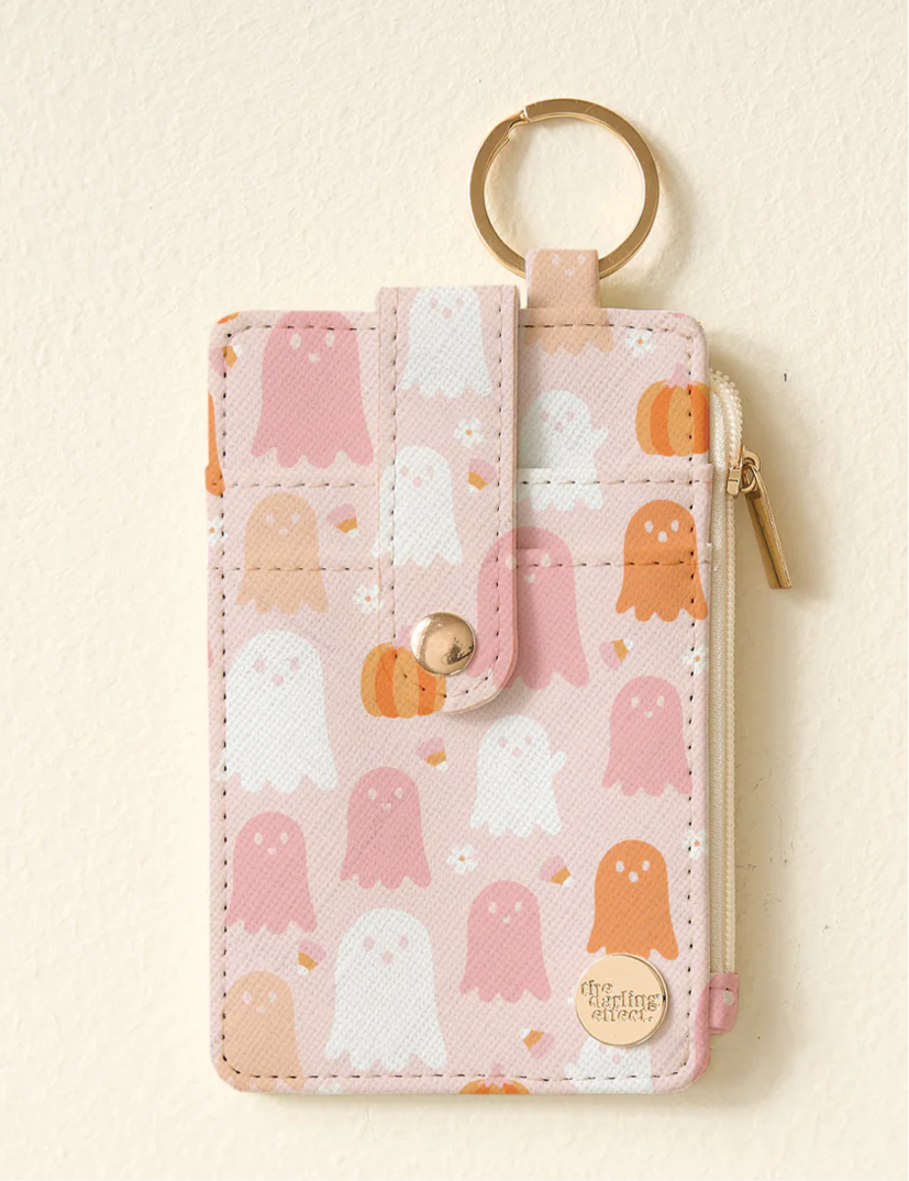 Ghost Party Keychain Wallet