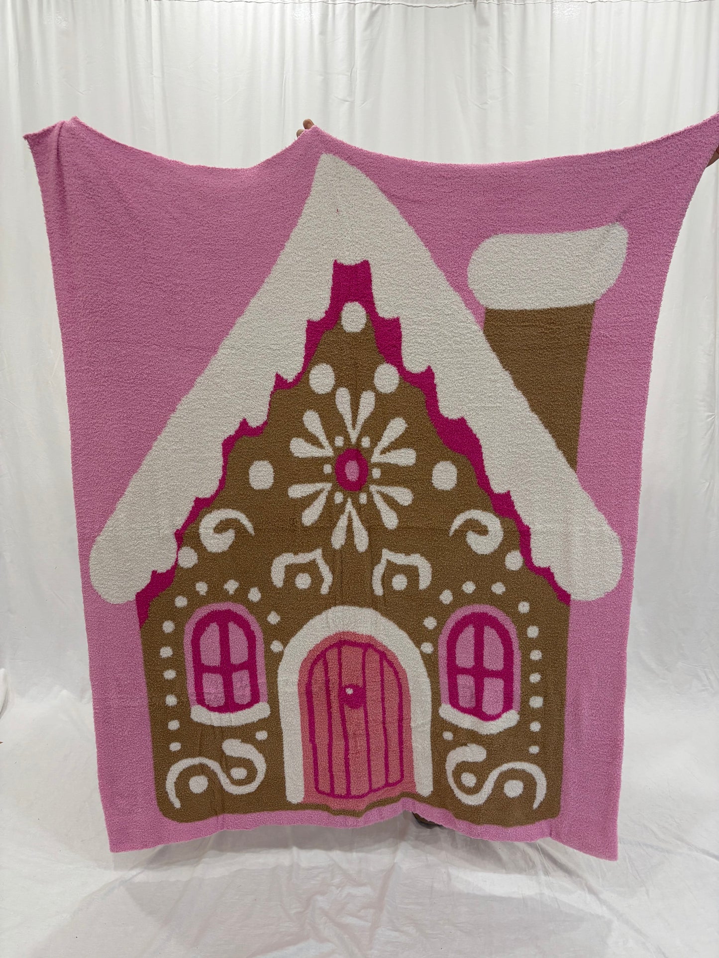 Gingerbread Wonderland Plush Blanket