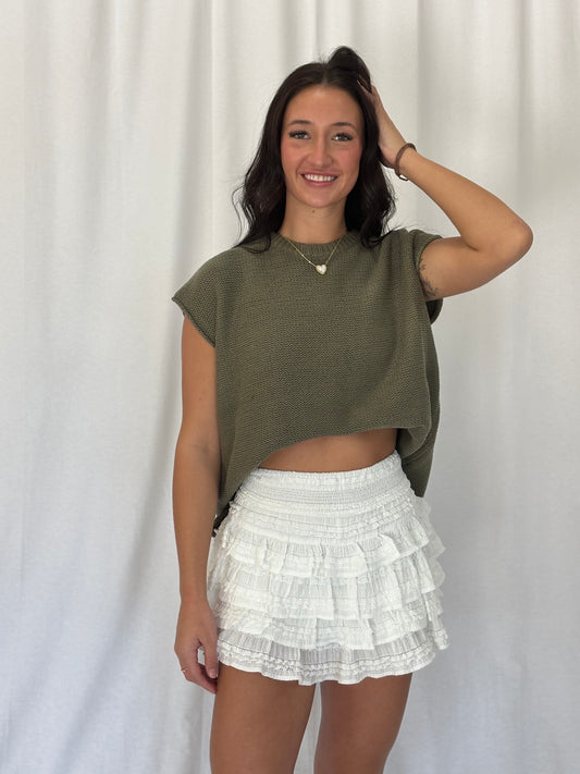 Olive Girl Knit Sweater