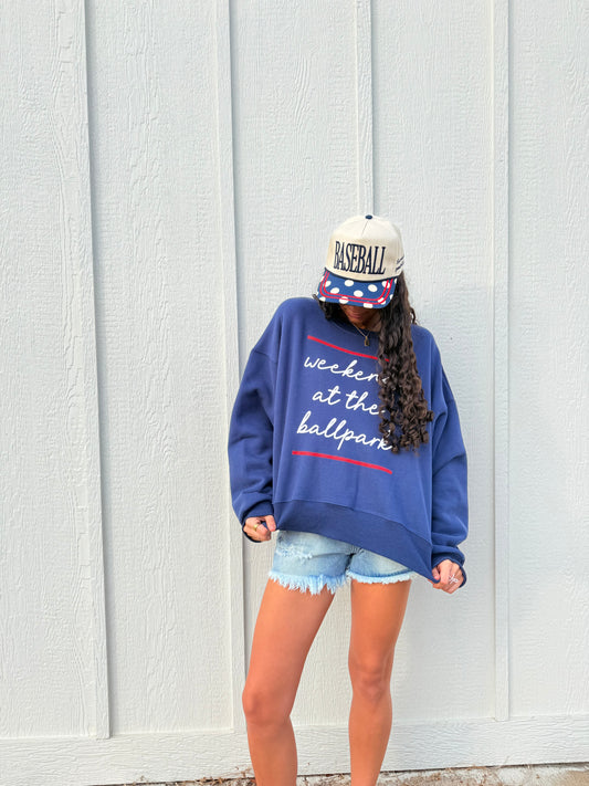 weekends at the ballpark pullover