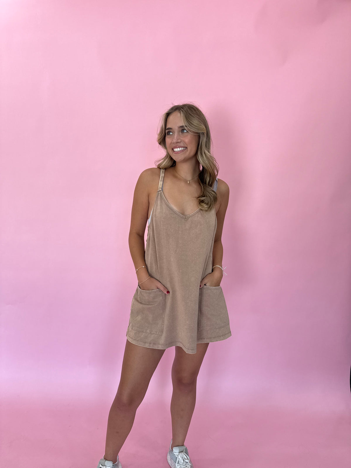 Sporty Chic Romper Dress