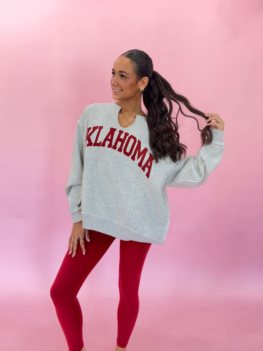 Reversible Oklahoma V-neck Pullover