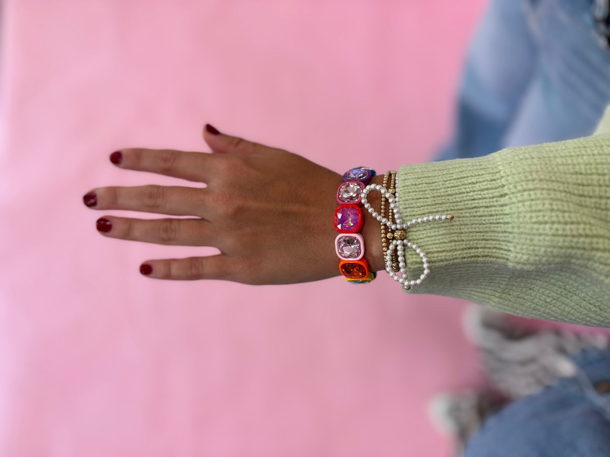 Rainbow Gemstone Bracelet
