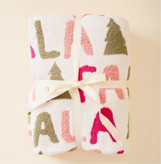 Cozy Dreams Luxe Blanket-Fa La La La