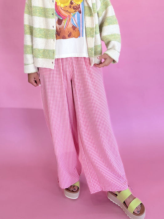Posie Gingham Joggers