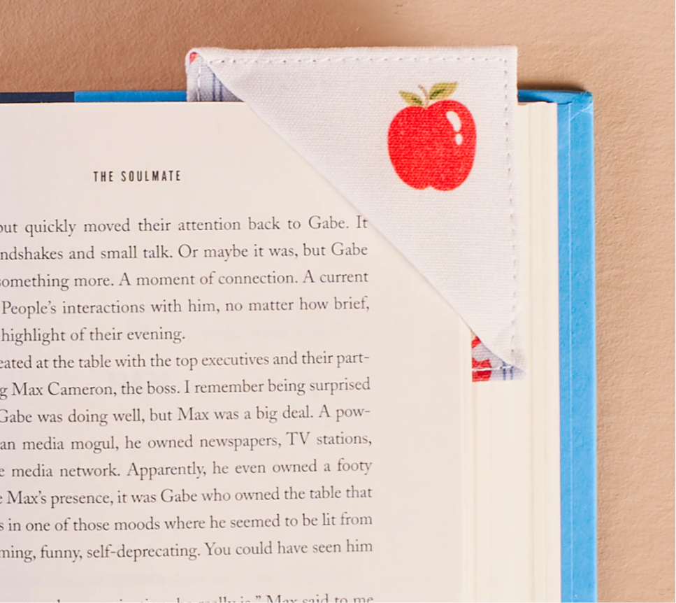 Oh So Orchard Corner Keeper Fabric Bookmark