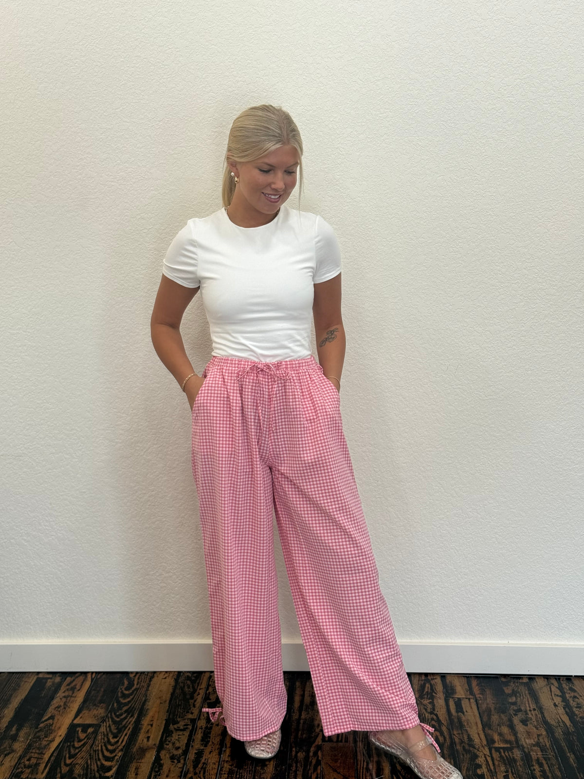 Posie Gingham Joggers